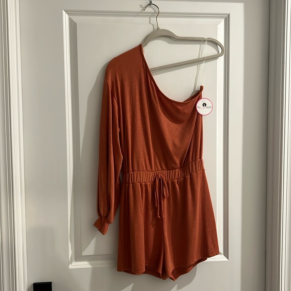One Shoulder Romper